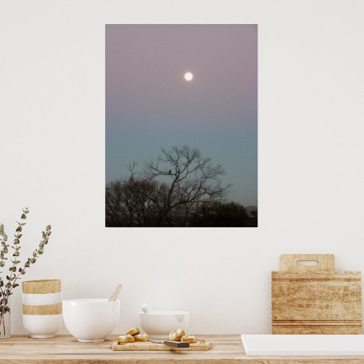 Sonnenaufgangsmodemposter Poster (Küche)