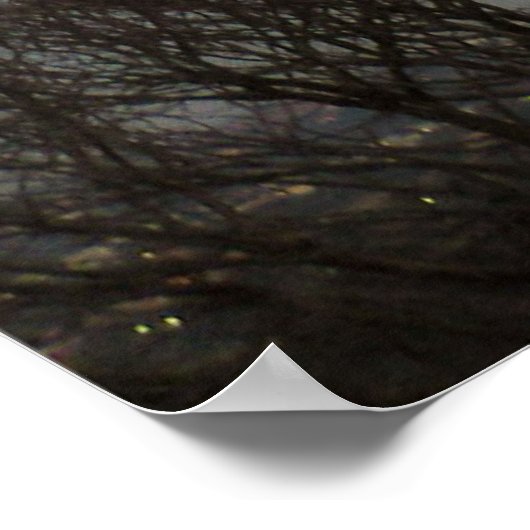 Sonnenaufgangsmodemposter Poster (Ecke)