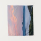 Sonnenaufgangsnebel im Tal Triglav, Slowenien Wandteppich (Vorderseite)