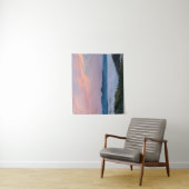 Sonnenaufgangsnebel im Tal Triglav, Slowenien Wandteppich (Beispiel)