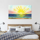 Sonnenaufgangsreflektionen Leinwanddruck (Insitu (Schlafzimmer))