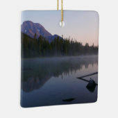 Sonnenaufgangsreflexion am String Lake II Keramikornament (Rechts)