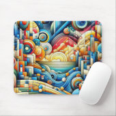Sonnenaufgangsstadt  mousepad (Mit Mouse)