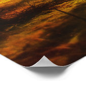 Sonnenaufgangswald Poster (Ecke)