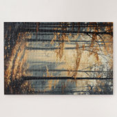Sonnenaufgangswaldpfad Puzzle (Horizontal)