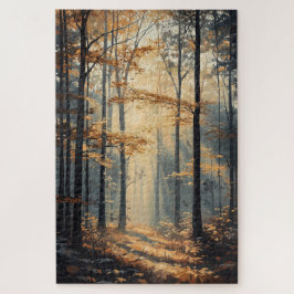 Sonnenaufgangswaldpfad Puzzle