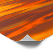 Sonnenaufgangswolken, Florida Poster (Ecke)