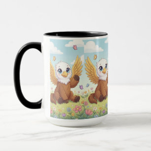 Sonnenbaby-Greif – Elegante Fantasy-Tasse Tasse