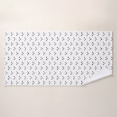 Sonnenbad Handtuch mit Neugier Augen - Lächeln Badehandtuch (Badehandtuch)