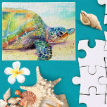 Sonnenbad Hawaiian Sea Turtle Jigsaw Puzzle<br><div class="desc">Stellen Sie sich vor,  Sie sonnen sich auf der tropischen Insel Kauai und kommen auf eine wunderschöne Meeresschildkröte,  die das Gleiche nicht zu weit von Ihnen tut? Das ist mir schon viele Male passiert!</div>