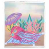 Sonnenbad Jellyfish Sonnenbrille Kinderzimmer Aufkleber (Vorderseite)