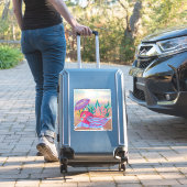 Sonnenbad Jellyfish Sonnenbrille Kinderzimmer Aufkleber (Koffer Insitu)