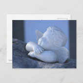 Sonnenbadegel Sweet cherub figurine CC0115 Postkarte (Vorne/Hinten)