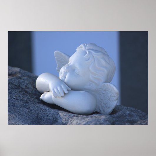 Sonnenbadegel Sweet cherub figurine CC0127 Poster (Vorne)
