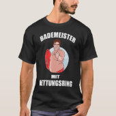 Sonnenbademeister mit Lebensring I Schwimmbad T-Shirt (Vorderseite)
