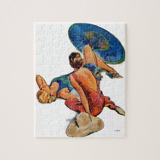 Sonnenbadende Puzzle (Vertikal)