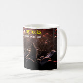 Sonnenbadender Seelöwe Kaffeetasse (VorderseiteRechts)