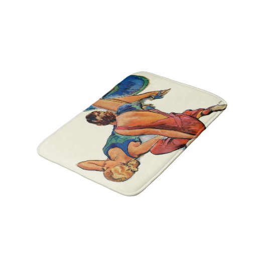 Sonnenbäder Badematte (Schrägansicht)