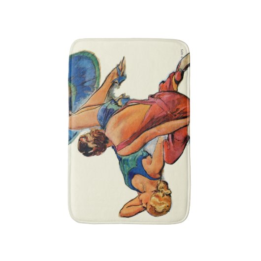 Sonnenbäder Badematte (Vorderseite Vertikal)