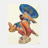 Sonnenbäder Fleecedecke (Vorderseite)