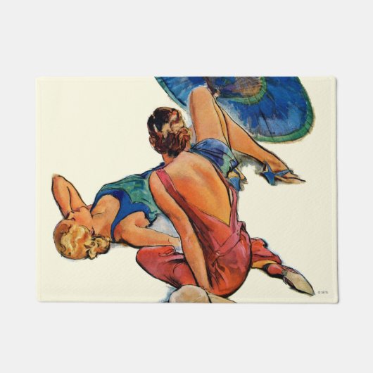 Sonnenbäder Fußmatte (Vorderseite)