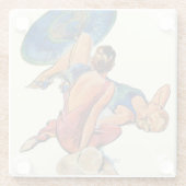 Sonnenbäder Glasuntersetzer (Rückseite)