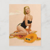 Sonnenbader PinUp Postkarte (Vorderseite)