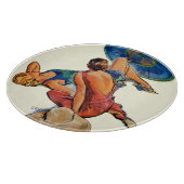 Sonnenbäder Schneidebrett (Ecke)