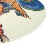 Sonnenbäder Schneidebrett (Ecke)