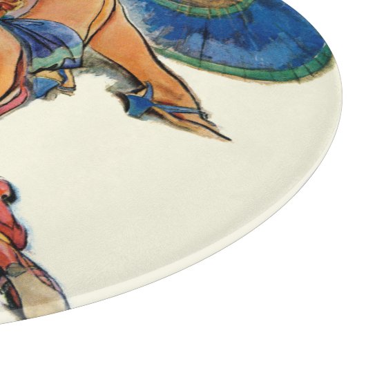 Sonnenbäder Schneidebrett (Ecke)