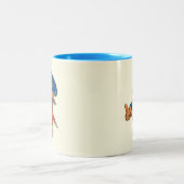 Sonnenbäder Zweifarbige Tasse (Mittel)