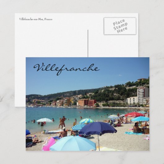 Sonnenbake Postkarte (Vorne/Hinten)