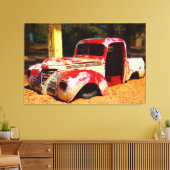 SONNENBAKTER LIEFERWAGEN 32x48 Leinwanddruck (Insitu (Wohnzimmer))