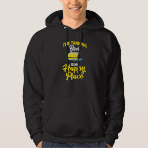 Sonnenbank-Bräunungs-Spray-Salon-Zitate Innen-Sonn Hoodie