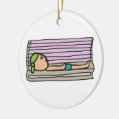 Sonnenbank Keramik Ornament (Links)