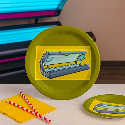 Sonnenbank Retro-Spa Pappteller