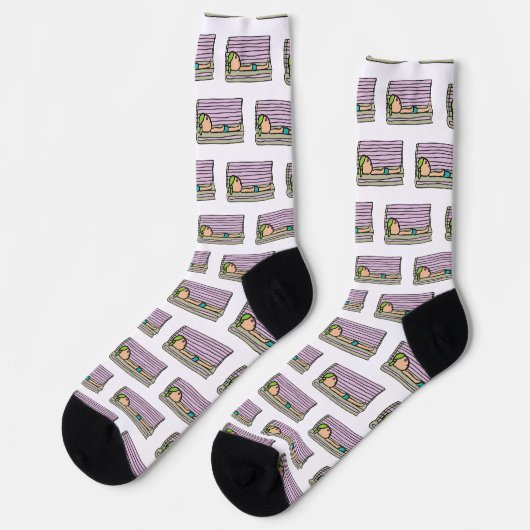 Sonnenbank Socken (Linkes Detail)