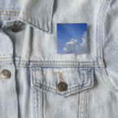 Sonnenbänke durch Wolken, Val d'Orcia, Siena Button (Beispiel)
