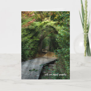 Sonnenbänke im Beileid Woods Karte