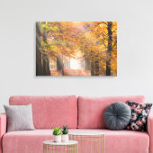 Sonnenbänke in einer Leinwand im Herbst (Insitu (Wohnzimmer))