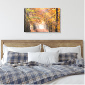 Sonnenbänke in einer Leinwand im Herbst (Insitu (Schlafzimmer))