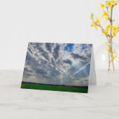 Sonnenbänke in Handform Karte (Gelbe Blume)