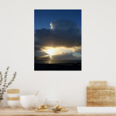 Sonnenbänke über Conwy-Plakate Poster (Küche)