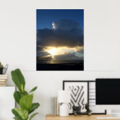 Sonnenbänke über Conwy-Plakate Poster (Heimbüro)