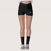 Sonnenbänke und Fake-Schwarz-Shorts Leggings (Vorderseite)