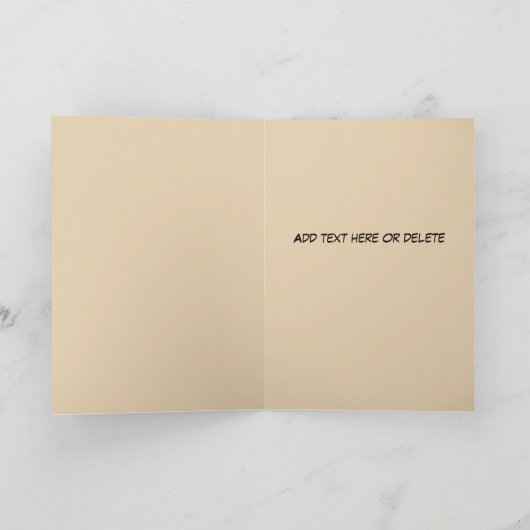 Sonnenbär aus dem Hibernation-Cartoon Karte (Innenseite)