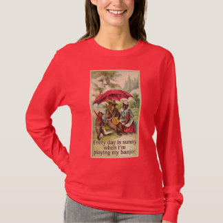 Sonnenbär Damen dunkle Langarm T-Shirt