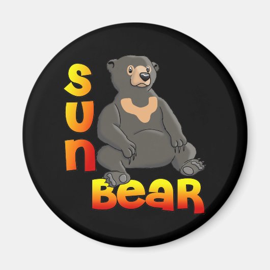 Sonnenbär Magnet (Vorne)