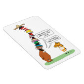 Sonnenbär mit vielen Hasen Magnet (Rechte Seite)