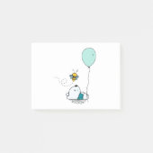 Sonnenbär und Biene Post-it Klebezettel (Vorderseite)